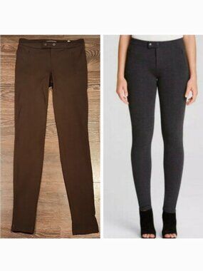 ❤ NWOT! VINCE PONTE SKINNY BROWN SEAM PANTS / LEGGINGS, 2 (26)